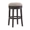 Alaterre Furniture Clara Swivel Bar Height Stool, Dark Brown, 2PK ANCL02FDCR2 - alternate 1